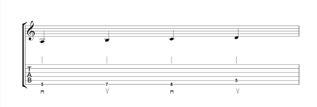 Alternate Picking Example 1