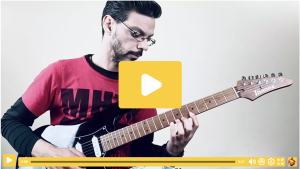 Electric Guitar Technique Video Demonstration