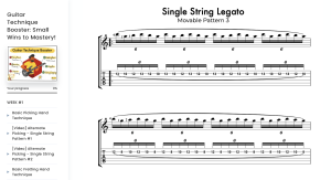 Guitar Technique Booster Tab Sample